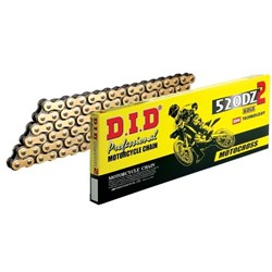 DID CLIP LINK (RB) 520DZ2 SDH GLD/BLK (LOOSE FIT )
