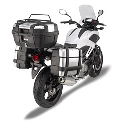 GIVI SPECIFIC REAR RACK - HONDA NC700S 12-13/NC750S 14-15/NC700X 12-13/NC750X 14-15 (NEEDS PLATE)