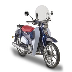 GIVI WINDSCREEN ONLY TRANSPARENT - HONDA SUPER CUB C125 18-24 (NEEDS FITTING KIT A1168A)