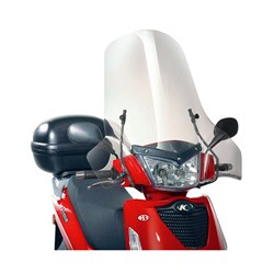 GIVI WINDSCREEN ONLY TRANSPARENT - KYMCO PEOPLE S 50-125-200 05-15 (NEEDS FITTING KIT A137A)