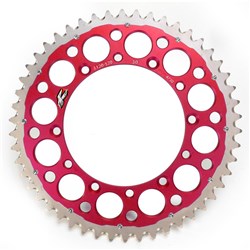 RENTHAL TWINRING REAR SPROCKET RED 50T (1540-520-50GPRD)