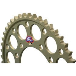 RENTHAL REAR SPROCKET MX ULTRALIGHT GROOVED HARD ANO 40T (154W-520-40GRHA)
