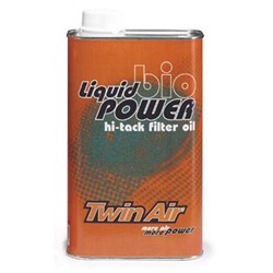 TWIN AIR LIQUID BIO POWER FILTER OIL 1L (BOX OF 12) (UN3295/3)