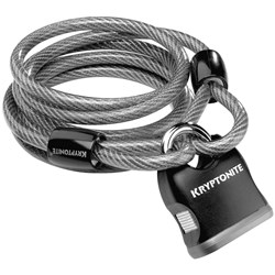 KRYPTONITE KRYPTOFLEX 818 CABLE AND PADLOCK 180cm x 8mm
