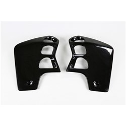UFO HONDA RADIATOR SHROUDS CR500 89-02 BLK