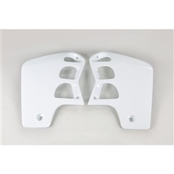 UFO HONDA RADIATOR SHROUDS CR500 89-02 WHT