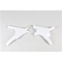 UFO HONDA FRAME GUARDS CR125 95-97 CR250 92-96 WHT