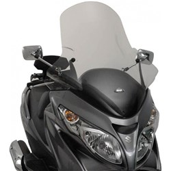 GIVI WINDSCREEN ONLY TRANSPARENT - SUZUKI BURGMAN 400 06-16 (NEEDS FITTING KIT D266KIT)