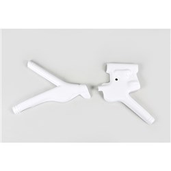 UFO HONDA FRAME GUARDS XR600R 88-00 WHT