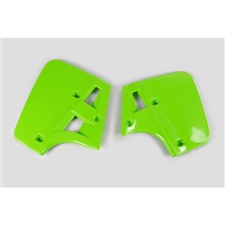 UFO KAWASAKI RADIATOR SHROUDS KX250/500 87 GRN