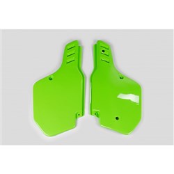 UFO KAWASAKI SIDE PANELS KX125/250 88-9 KX500 88-02 GRN
