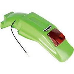 UFO KAWASAKI REAR FENDER W T/L KDX200 90-94 12V GRN
