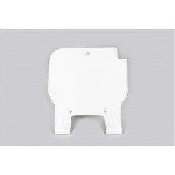 UFO KAWASAKI FRONT NO. PLATE KX125/250/500 89-95 WHT