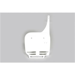UFO KAWASAKI FRONT NO. PLATE KX60 84-04 WHT