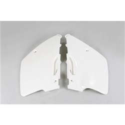 UFO KAWASAKI SIDE PANELS KX125/250 94-98 WHT