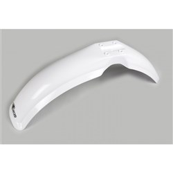 UFO KAWASAKI FRONT FENDER YZ125/250 77-91 WHT