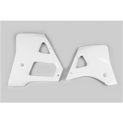 UFO YAMAHA RADIATOR SHROUD YZ125 89-92 YZ250 88-89 WHT