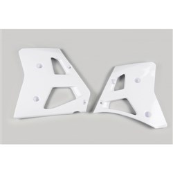 UFO YAMAHA RADIATOR SHROUDS YZ250 90-92 WHT