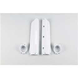 UFO YAMAHA FORK SLIDER PROTECTORS YZ125/250 91-95 WHT (WAS 2838045)