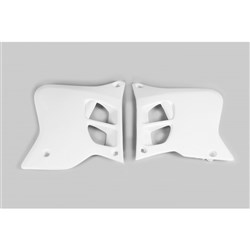 UFO YAMAHA RADIATOR SHROUDS YZ125/250 93-95 WHT