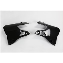 /UFO YAMAHA RADIATOR SHROUDS YZ125/250 96-01 BLK
