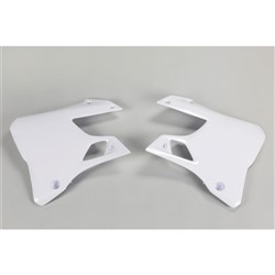 UFO YAMAHA RADIATOR SHROUDS YZ125/250 96-01 WHT