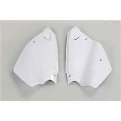UFO YAMAHA SIDE PANELS YZ125/250 96-01 WHT