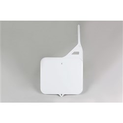 UFO SUZUKI FRONT NO. PLATE RM125/250 87-95 WHT