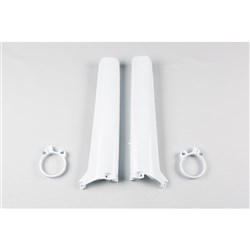 UFO SUZUKI FORK SLIDER PROTECTORS RM125/250 92-95 WHT
