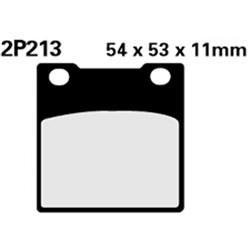 NISSIN BRAKE PADS 2P-213 ST SINT (FA63 / FA161 / FDB338 / DP318 #
