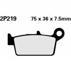 NISSIN BRAKE PADS 2P-219 ST SINT (FA131 / FDB539 / DP815) #