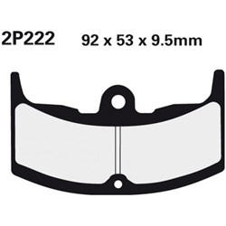 NISSIN BRAKE PADS 2P-222 SS ( FA80 / FDB310 / DP106) #