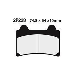 NISSIN BRAKE PADS 2P-228 NS (FA123 / FDB449 / DP409) #