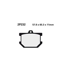 NISSIN BRAKE PADS 2P-232 SS ( FA34 / FDB177 / DP401) #