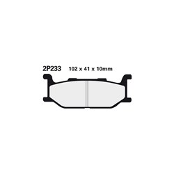NISSIN BRAKE PADS 2P-233 NS (FA179 / FDB781 / DP414) #