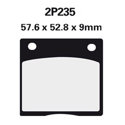 NISSIN BRAKE PADS 2P-235 NS/SS ( FA36 / FDB151 / DP203) #