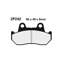 NISSIN BRAKE PADS 2P-242 NS/SS 2P-201 (FA069/2 / FDB244 / DP104) #