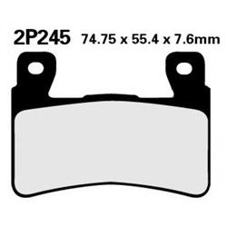 NISSIN BRAKE PADS 2P-245 ST SINT (FA296 / FDB2114 / DP127) #
