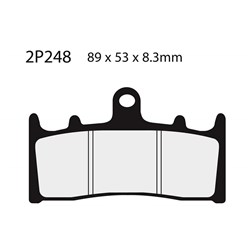 NISSIN BRAKE PADS 2P-248 NS (FA188 / FDB873 / DP216) #