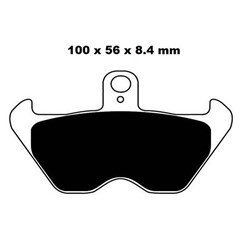 NISSIN BRAKE PAD 2P-273/254 NS/SS #