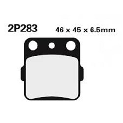 NISSIN BRAKE PADS 2P-283 ST SINT (FA84 / FDB381 / FDB661 / DP811 / DP816) #