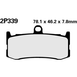 NISSIN BRAKE PADS 2P-339 ST SINT (FA491 / FDB2252 / DP999) #