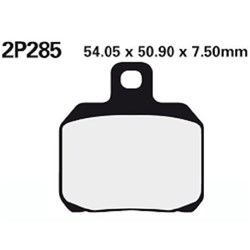 NISSIN BRAKE PADS 2P-285 ST SINT (FA266 / FDB2074 / DP631) #