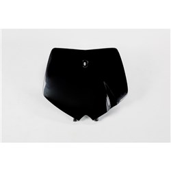 UFO KTM FRONT NO. PLATE 125/250/380 99-02 BLK