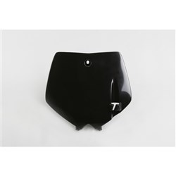UFO KTM FRONT NO. PLATE 65 02-08 BLK