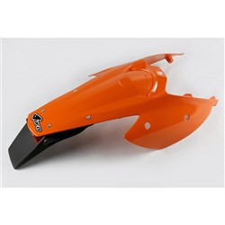 UFO KTM REAR FENDER & SIDE PANEL WITH T/LIGHT EXC SNR 04-07 & S/P (ORG 98-18)