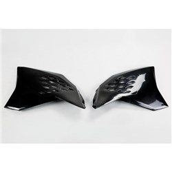 /UFO KTM RADIATOR SHROUDS SX/SXF 07-08/EXC/F 08 SNR BLK