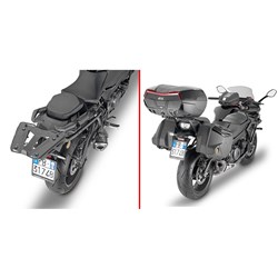 GIVI SPECIFIC REAR RACK - SUZUKI GSXS1000GT 2022- (NEEDS PLATE)