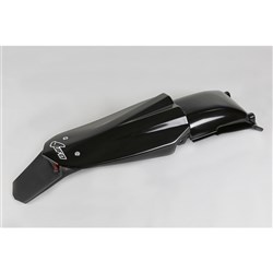 /UFO HUSKY REAR FENDER WITH STOP AND T/LIGHT CR/WR 05-13/TC/TE 05-07 BLK