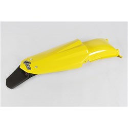 /UFO HUSQVARNA REAR FENDER WITH STOP AND T/LIGHT CR/WR 05-13/ TC/TE 05-07 YEL